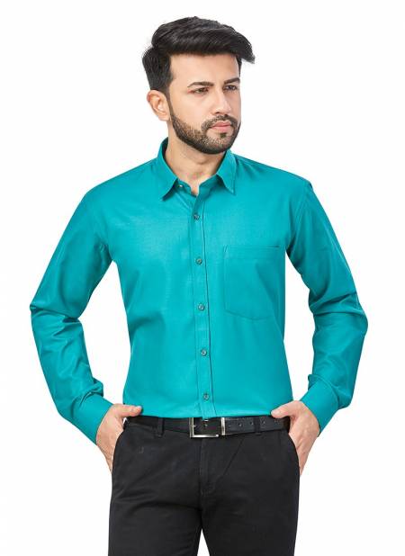 Outluk 1420 Casual Wear Oxford Cotton Mens Shirt Collection 1420-GREEN
